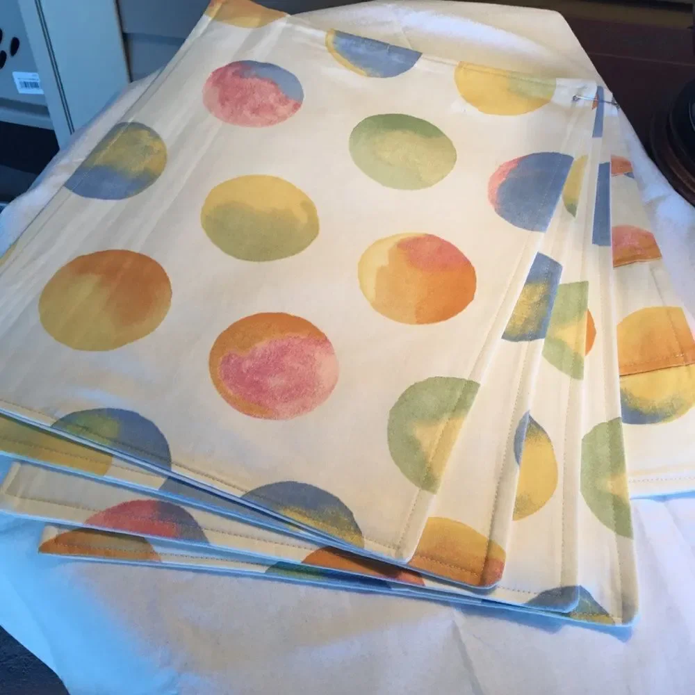 Handmade Set of 4 Placemats with Bonus.